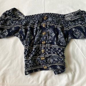 Coastal granddaughter blue top